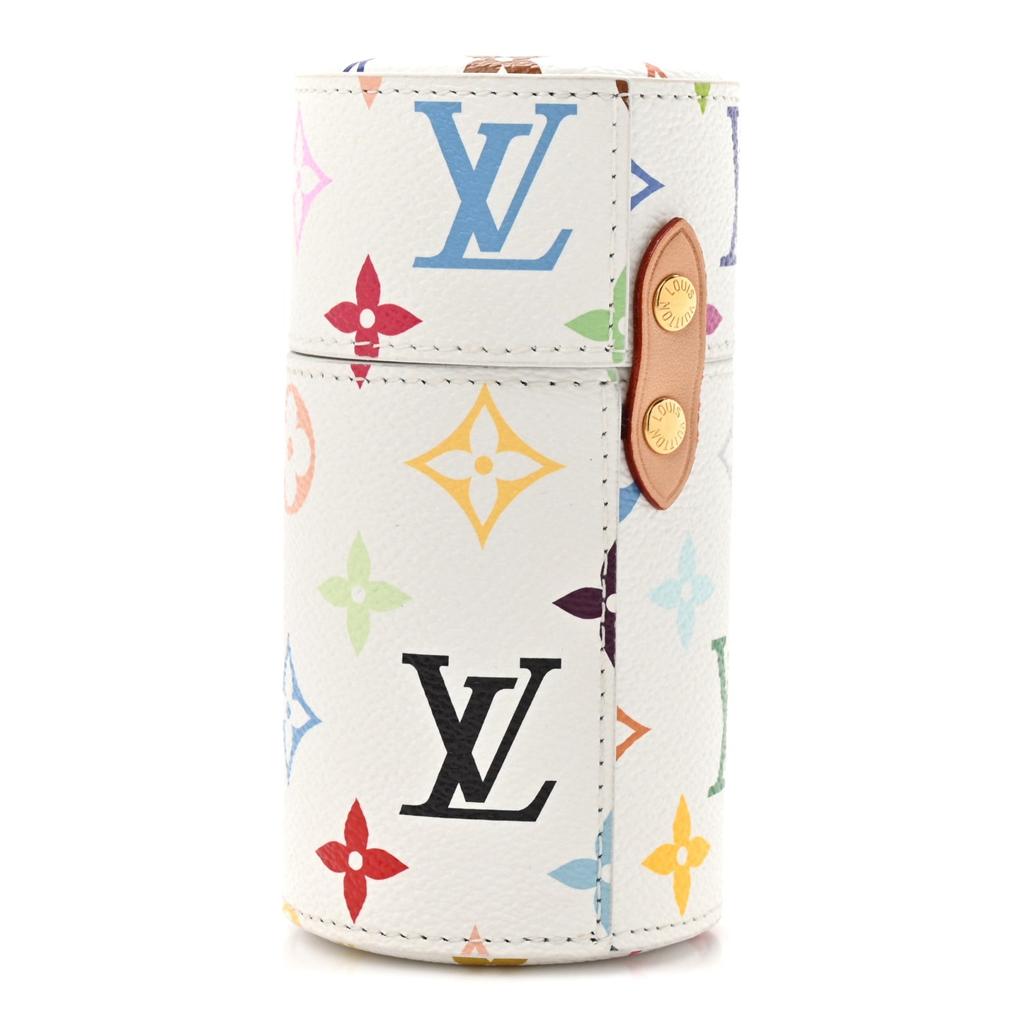 LV X TM Monogram Multicolor Fragrance Travel Case White