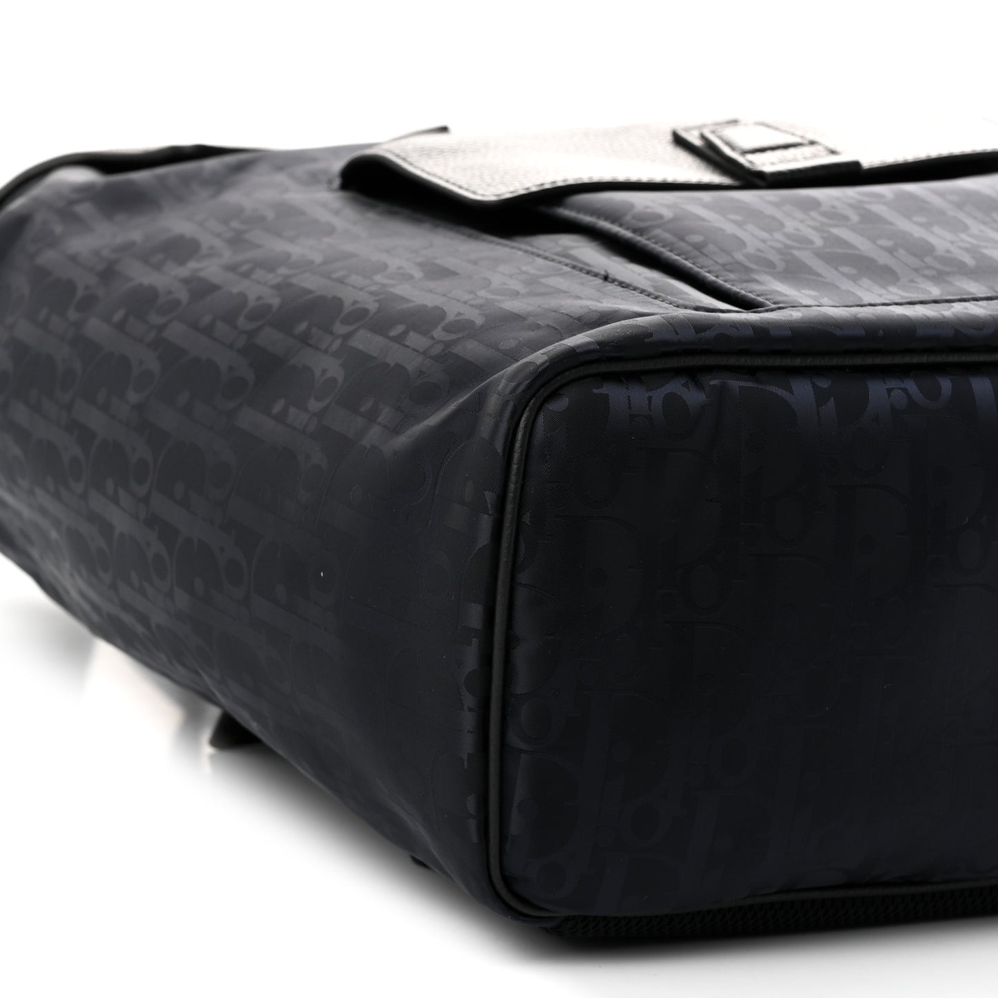 Nylon Oblique Motion Backpack Blue