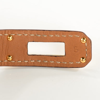 Hermes Epsom Kelly Double Tour Bracelet S Rouge Casaque 6 of 9
