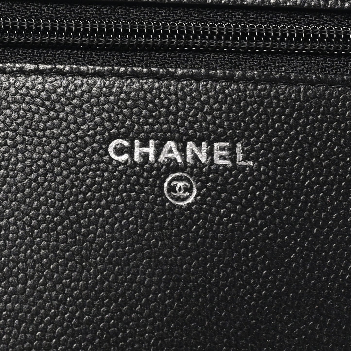 Caviar Quilted Boy Wallet On Chain WOC So Black