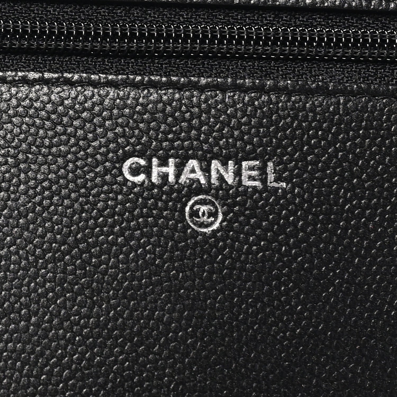 Chanel Caviar Quilted Boy Wallet On Chain WOC So Black 6 of 12
