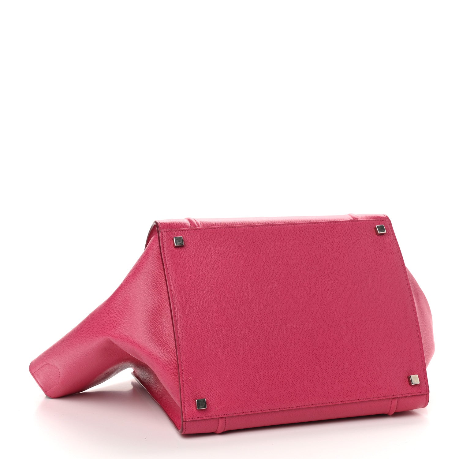 Celine Grained Calfskin Medium Phantom Luggage Fuchsia 3 of 11