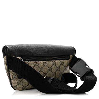 Gucci GG Supreme Monogram Belt Bag Black 3 of 13