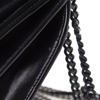 Saint Laurent Calfskin Medium Monogram Sunset Black 17 of 20