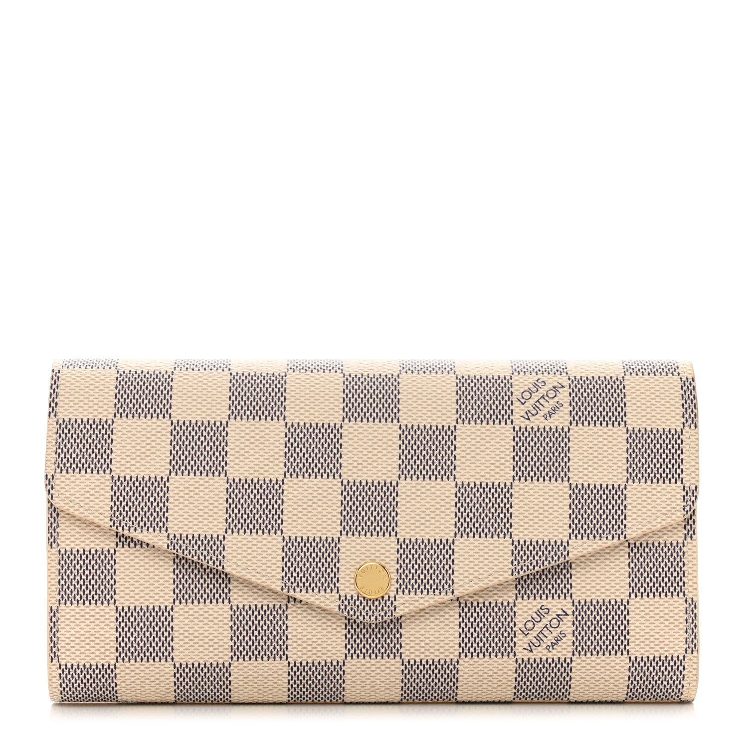 Louis Vuitton Damier Azur Sarah Wallet NM 1 of 7
