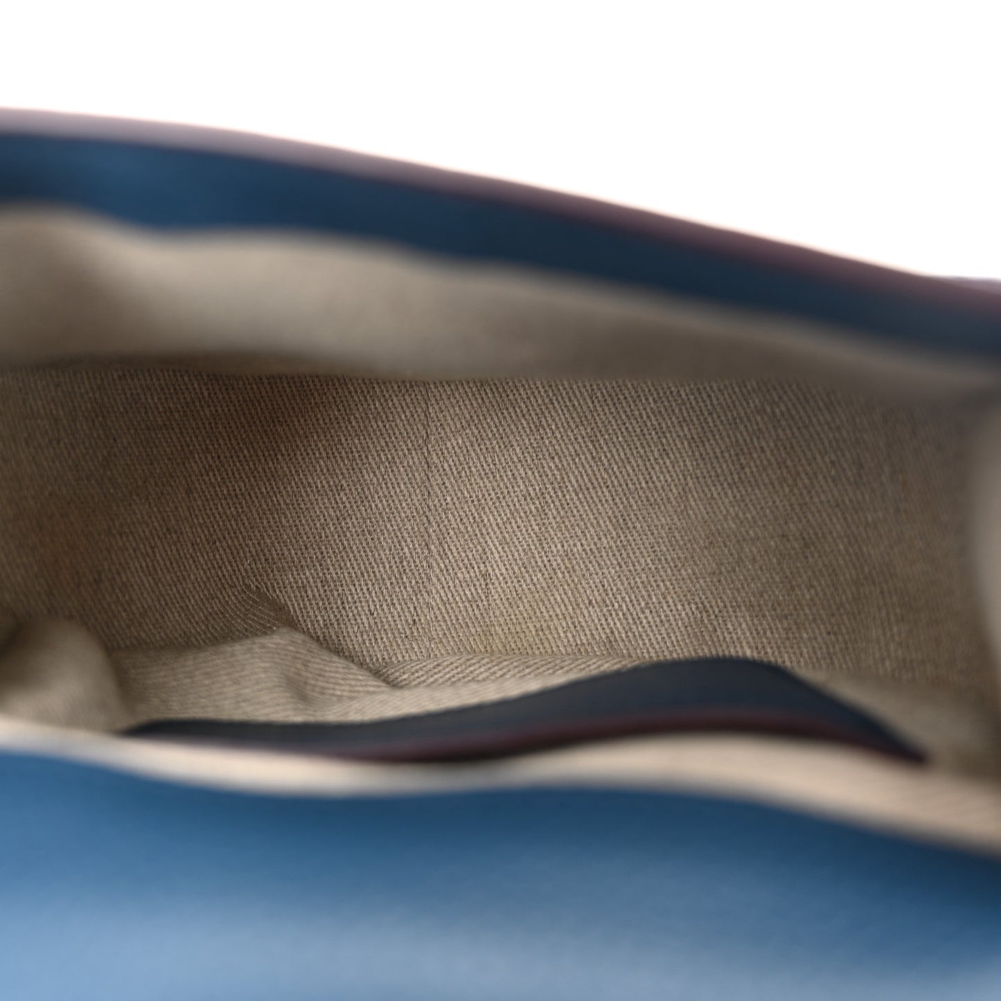 Calfskin Small Marcie Round Crossbody Bag Deep Denim
