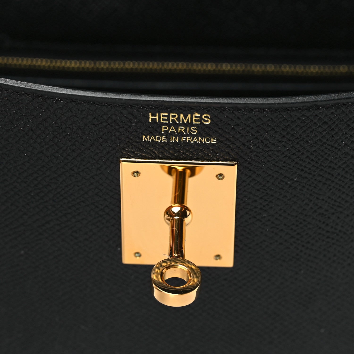 Hermes Epsom Kelly Sellier 32 Black 6 of 10