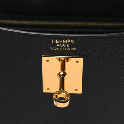 Hermes Epsom Kelly Sellier 32 Black 6 of 10
