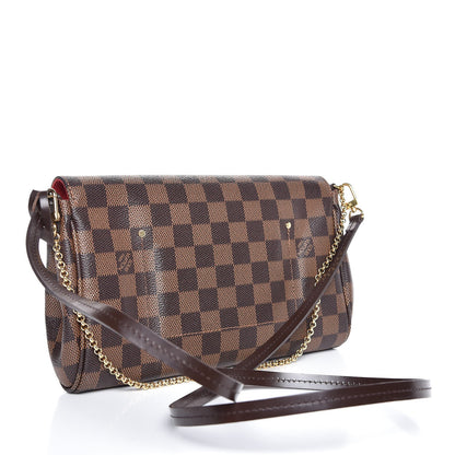 Louis Vuitton Damier Ebene Favorite MM 3 of 11