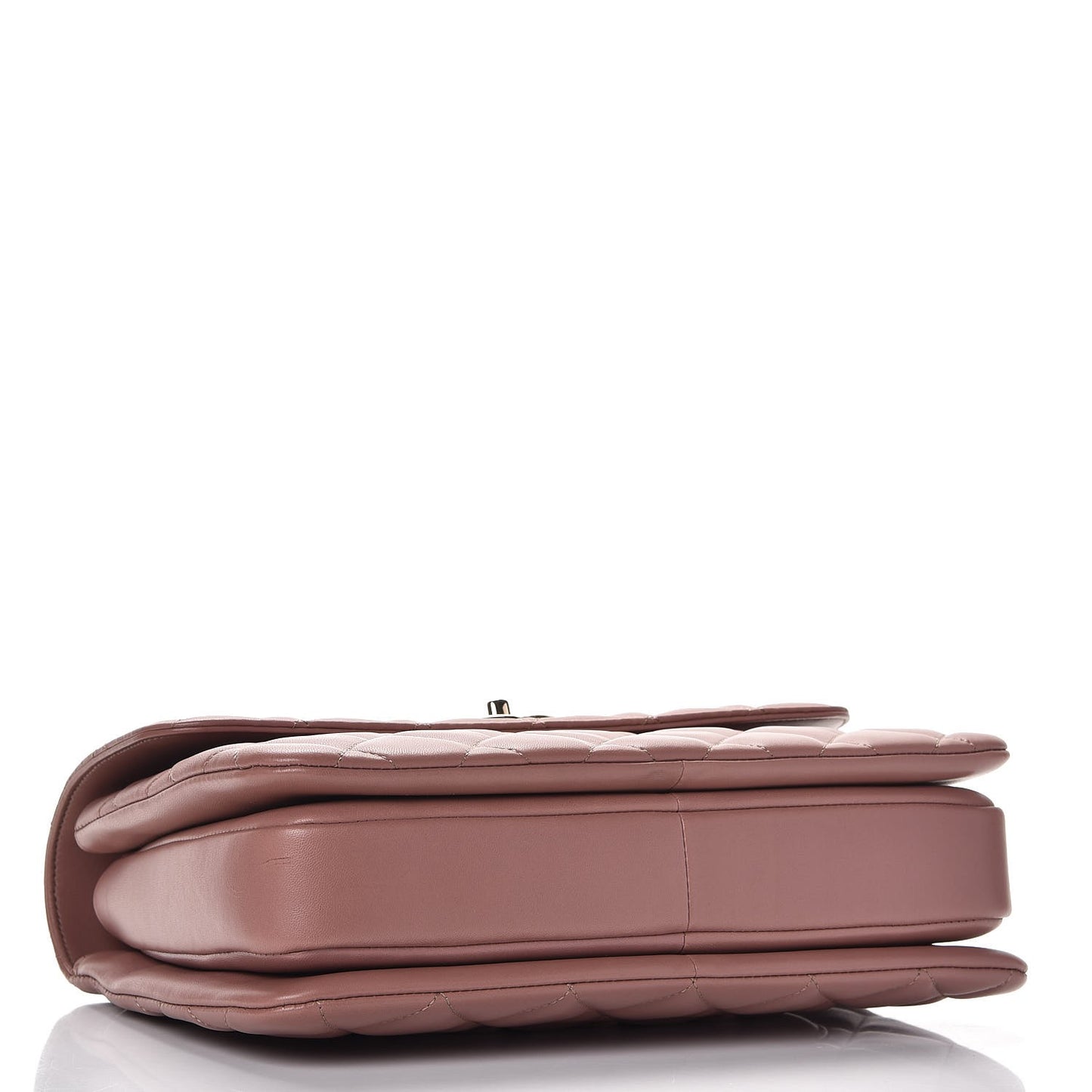 Lambskin Quilted Medium Trendy CC Flap Dual Handle Bag Pink