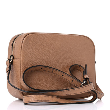 Gucci Pebbled Calfskin Small Soho Disco Bag Camelia 3 of 10