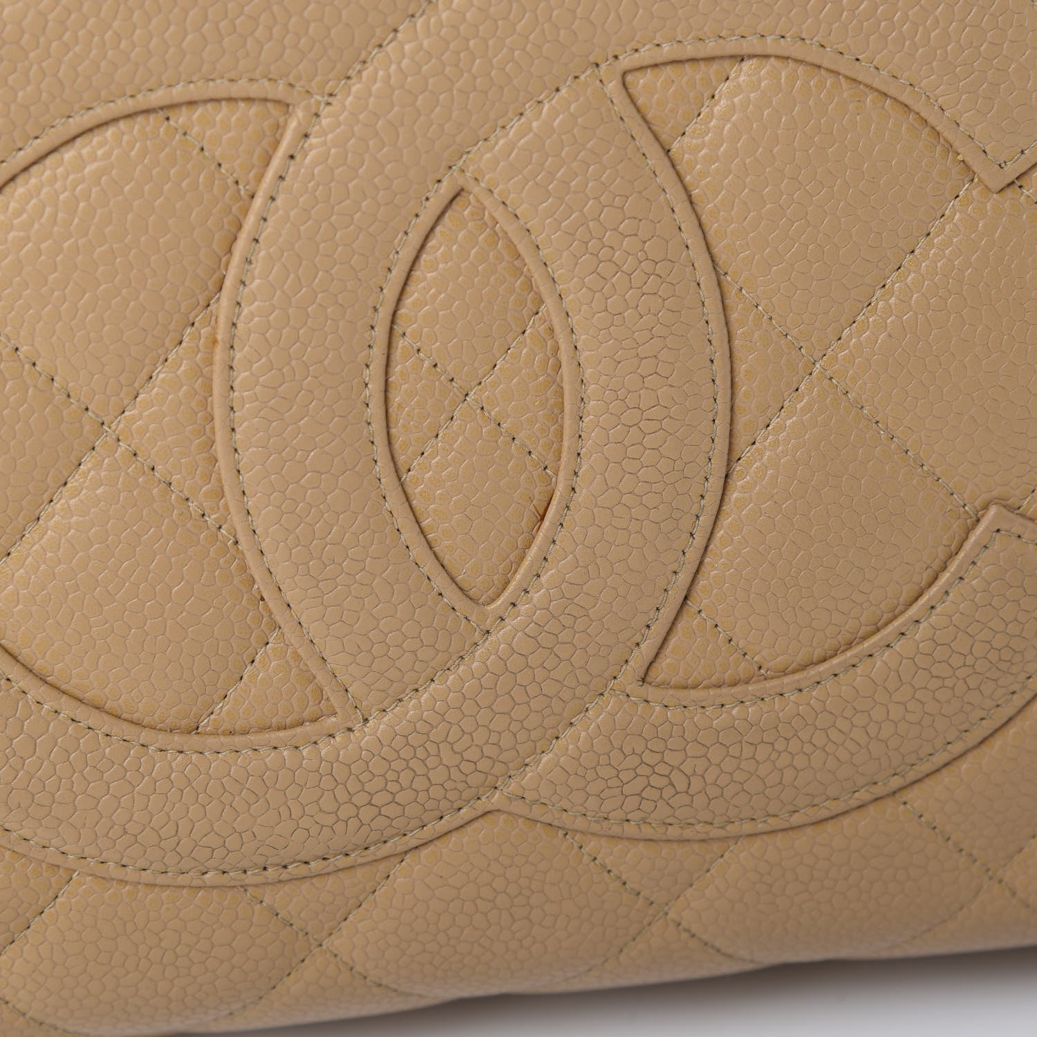 Chanel Caviar Quilted Grand Shopping Tote GST Beige 22 of 22
