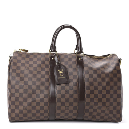 Louis Vuitton Damier Ebene Keepall Bandouliere 45 1 of 9