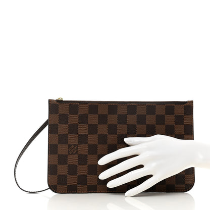 Louis Vuitton Damier Ebene Neverfull MM GM Pochette 2 of 6