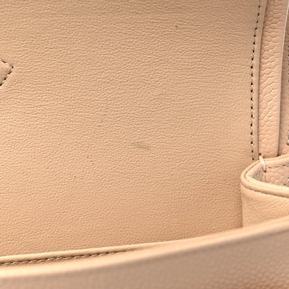 Chanel Caviar Quilted Medium Double Flap Beige 9 of 11