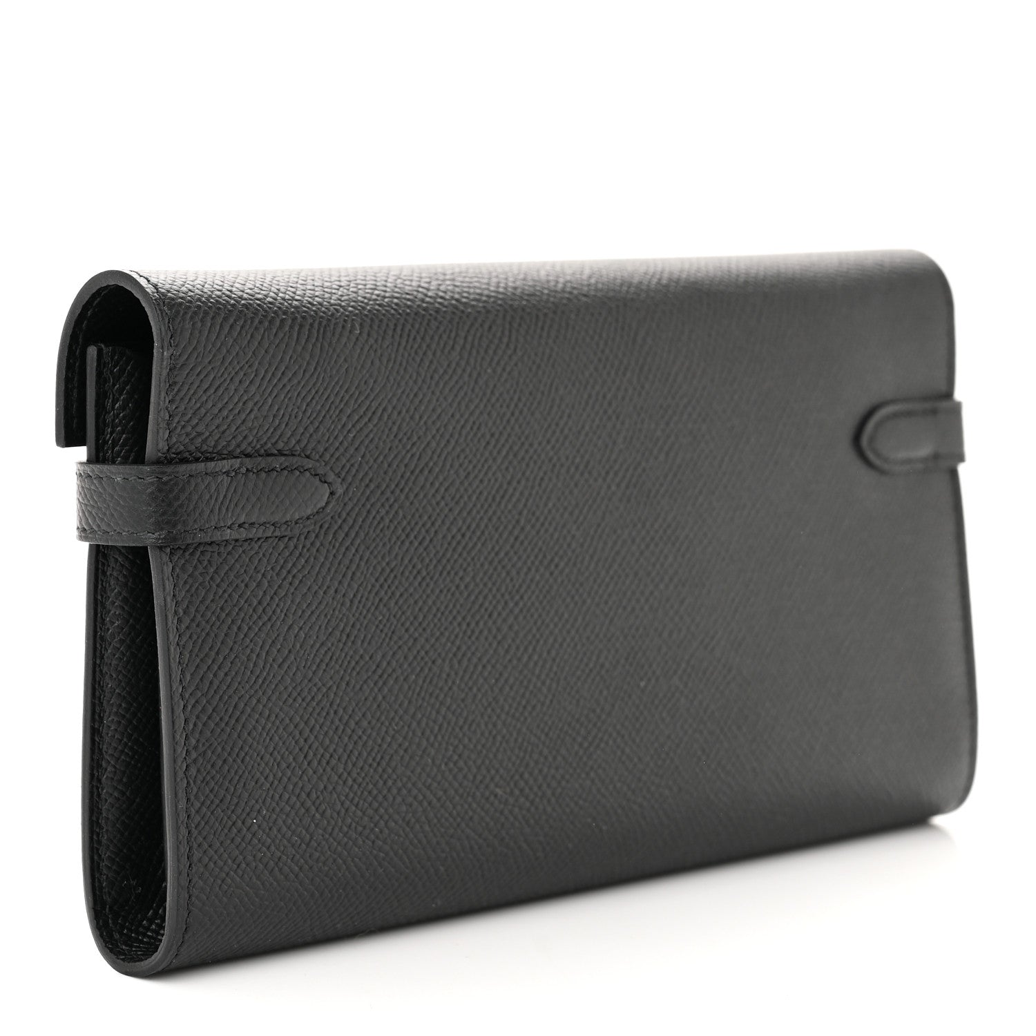 Hermes Epsom Kelly Longue Wallet Black 3 of 8