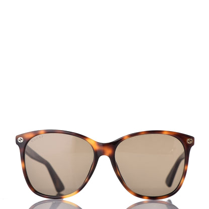 Gucci Acetate Round GG Sunglasses GG0024S Tortoise 2 of 7