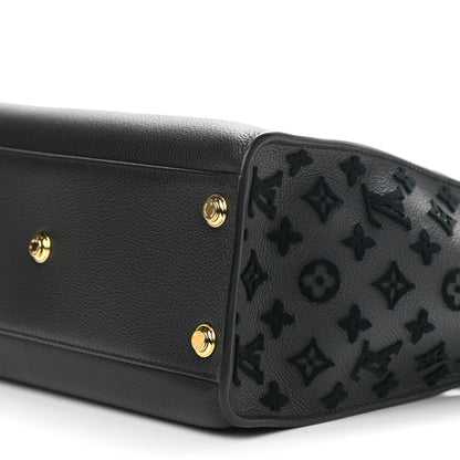 Louis Vuitton Calfskin Monogram Tufting On My Side Black 10 of 10