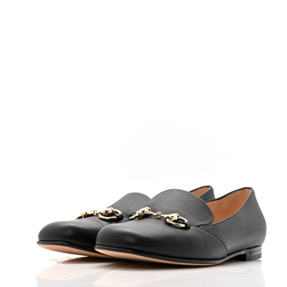 Gucci Calfskin Womens Horsebit Loafers 35.5 Black 4 of 10