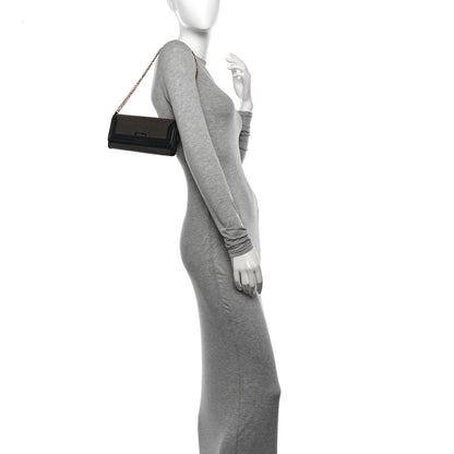 Alexander McQueen Calfskin Studded Wallet on Chain Black 2 of 14