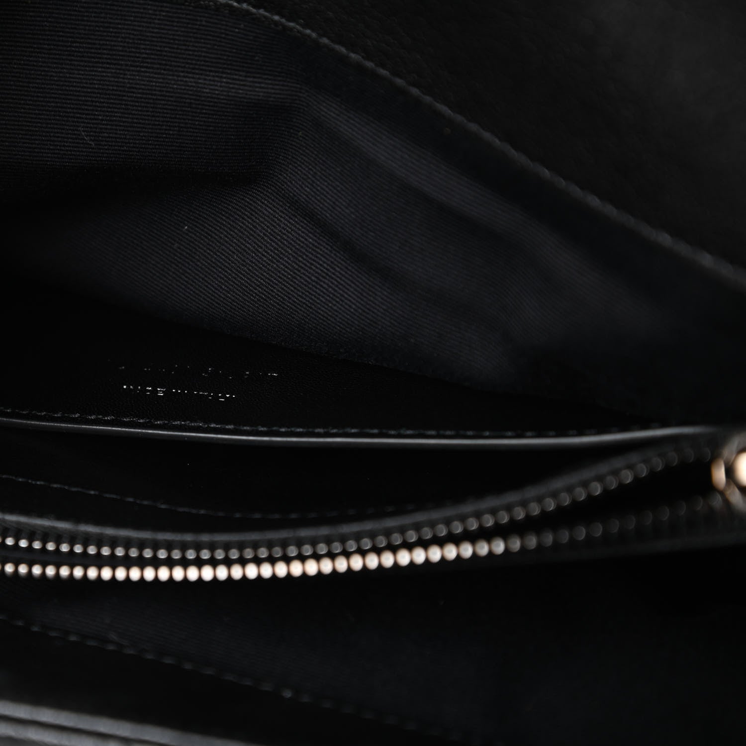 Saint Laurent Calfskin Mixed Matelasse Triquilt Large Monogram Satchel Black 9 of 10