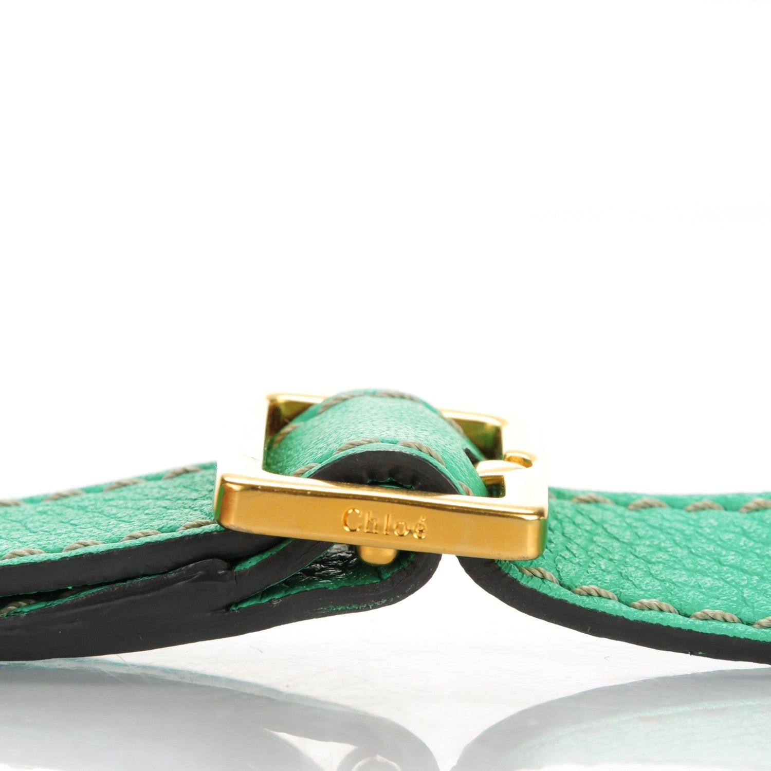 Chloe Calfskin Mini Marcie Round Crossbody Bag Jade Green 9 of 9