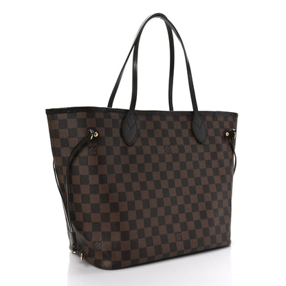 Louis Vuitton Damier Ebene Neo Neverfull MM Rose Ballerine 3 of 9