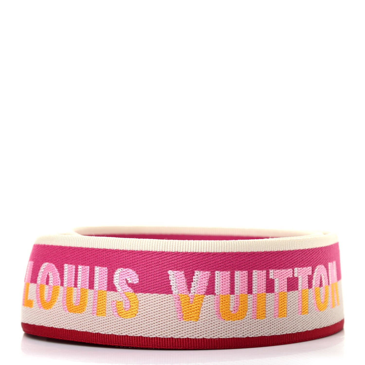 Louis Vuitton Jacquard Speedy Bandouliere 20 Shoulder Strap Fuchsia 2 of 4