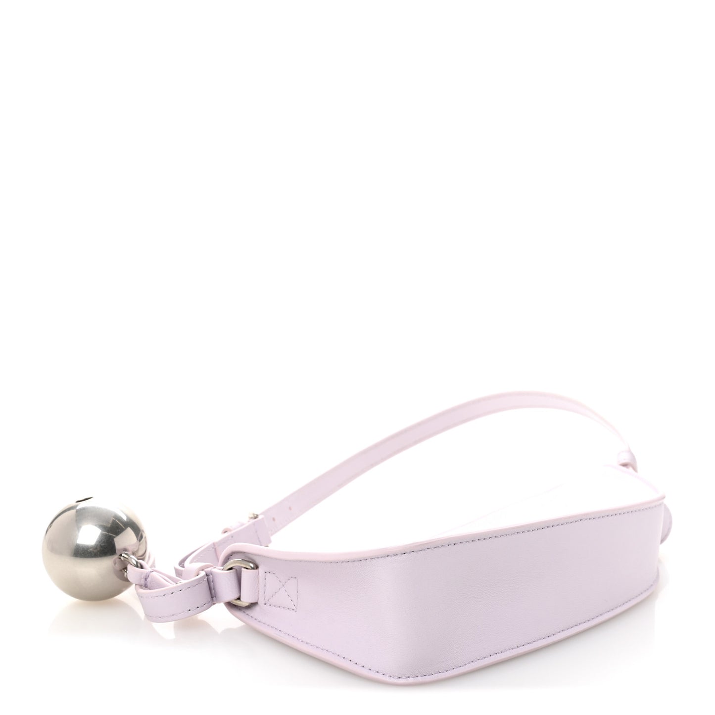 Calfskin Mini Shield Sling Bag Pale Lavender