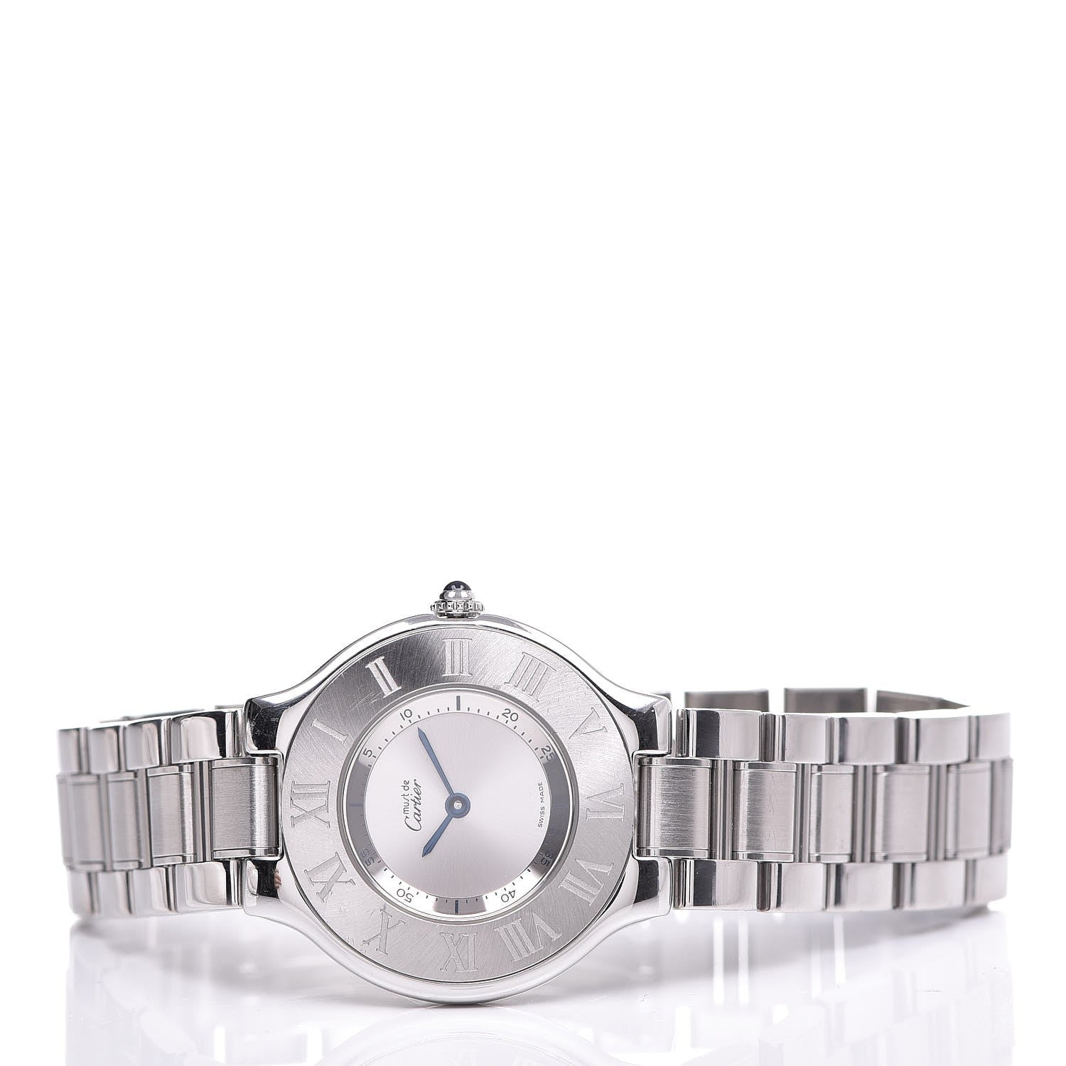 Cartier Stainless Steel 31mm Must De 21 Quartz Watch 3 of 6
