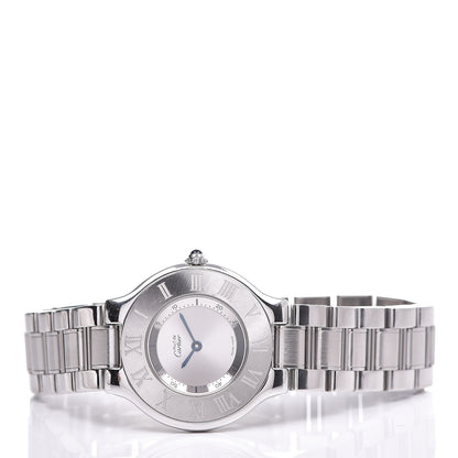 Cartier Stainless Steel 31mm Must De 21 Quartz Watch 3 of 6