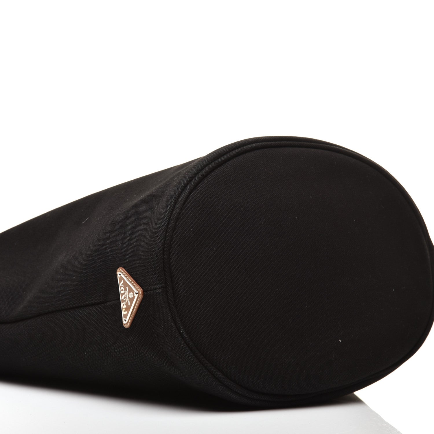 Prada Canapa Logo Bucket Tote Black 8 of 8