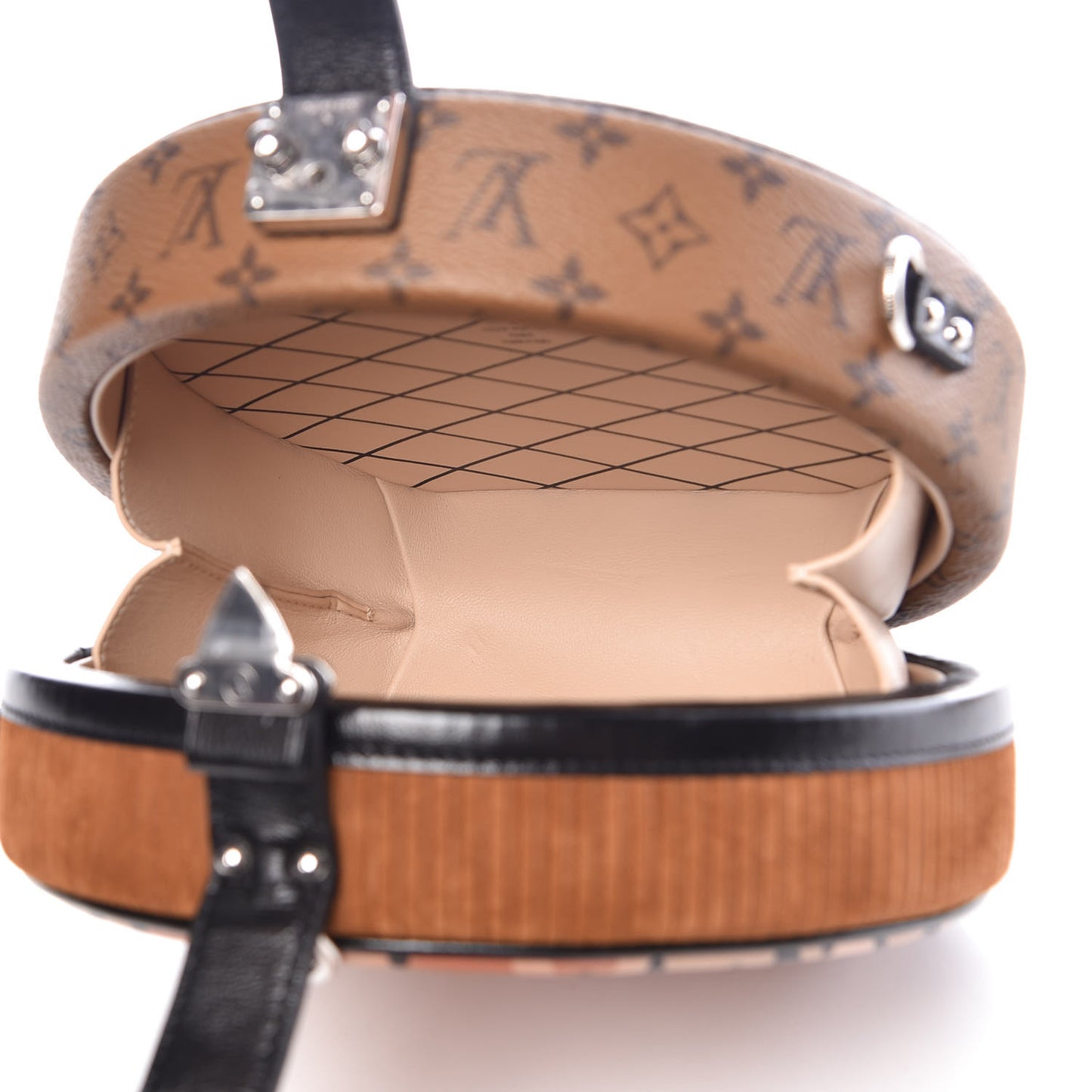 Reverse Monogram Leopard Petite Boite Chapeau