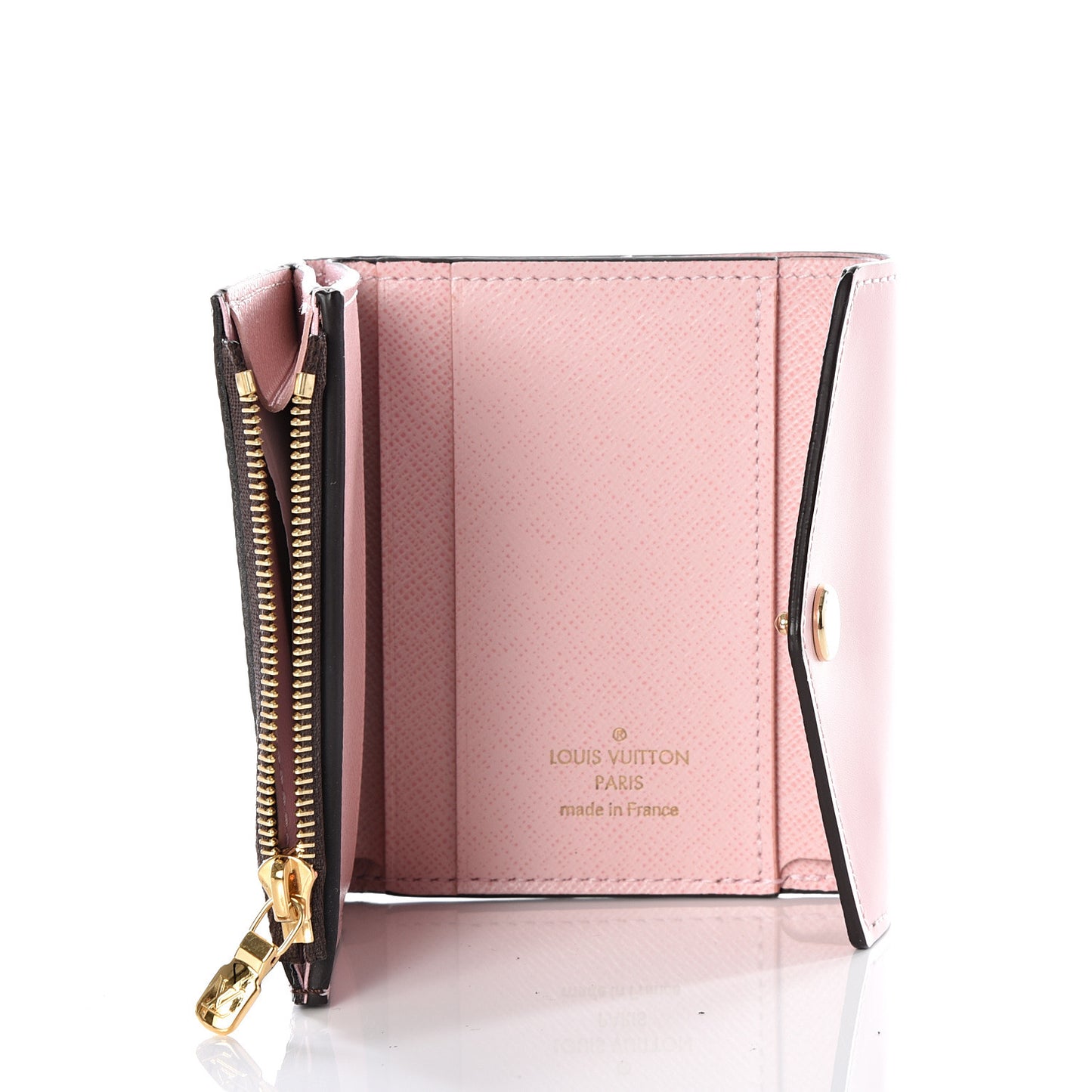 Monogram Zoe Wallet Rose Ballerine