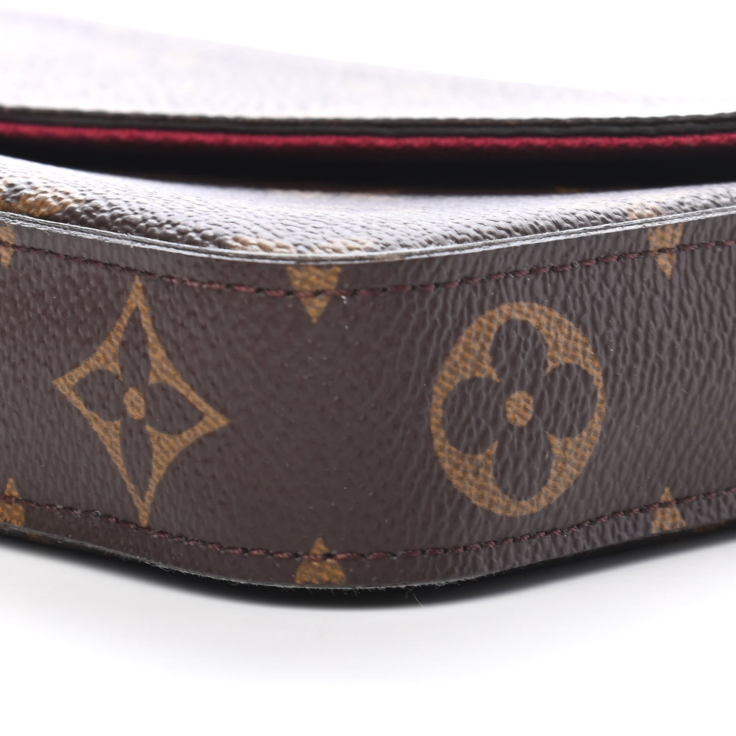 Louis Vuitton Monogram Pochette Felicie Chain Wallet Fuchsia 8 of 8