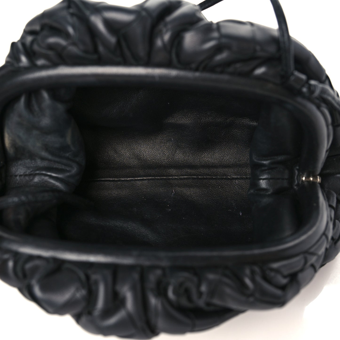 Nappa Intrecciato The Mini Pouch Black