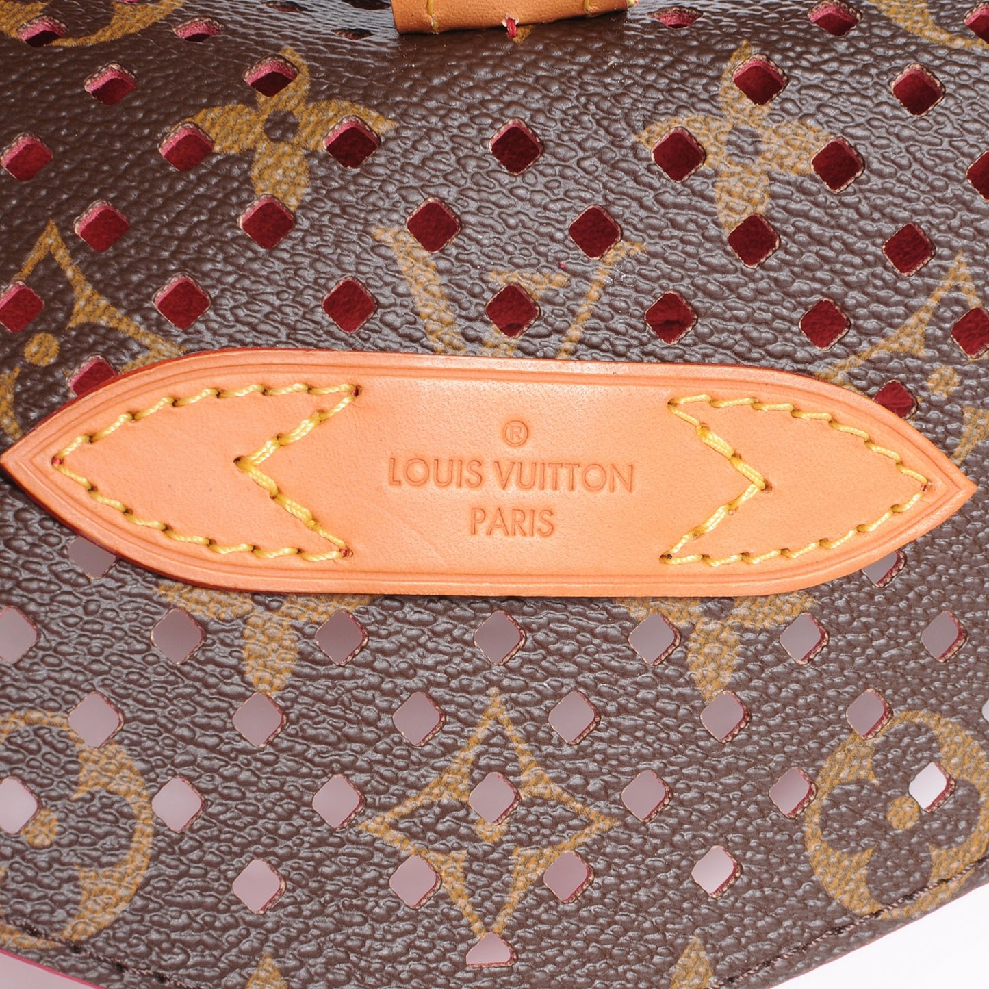 Monogram SC Flore Clutch Saumur Corail