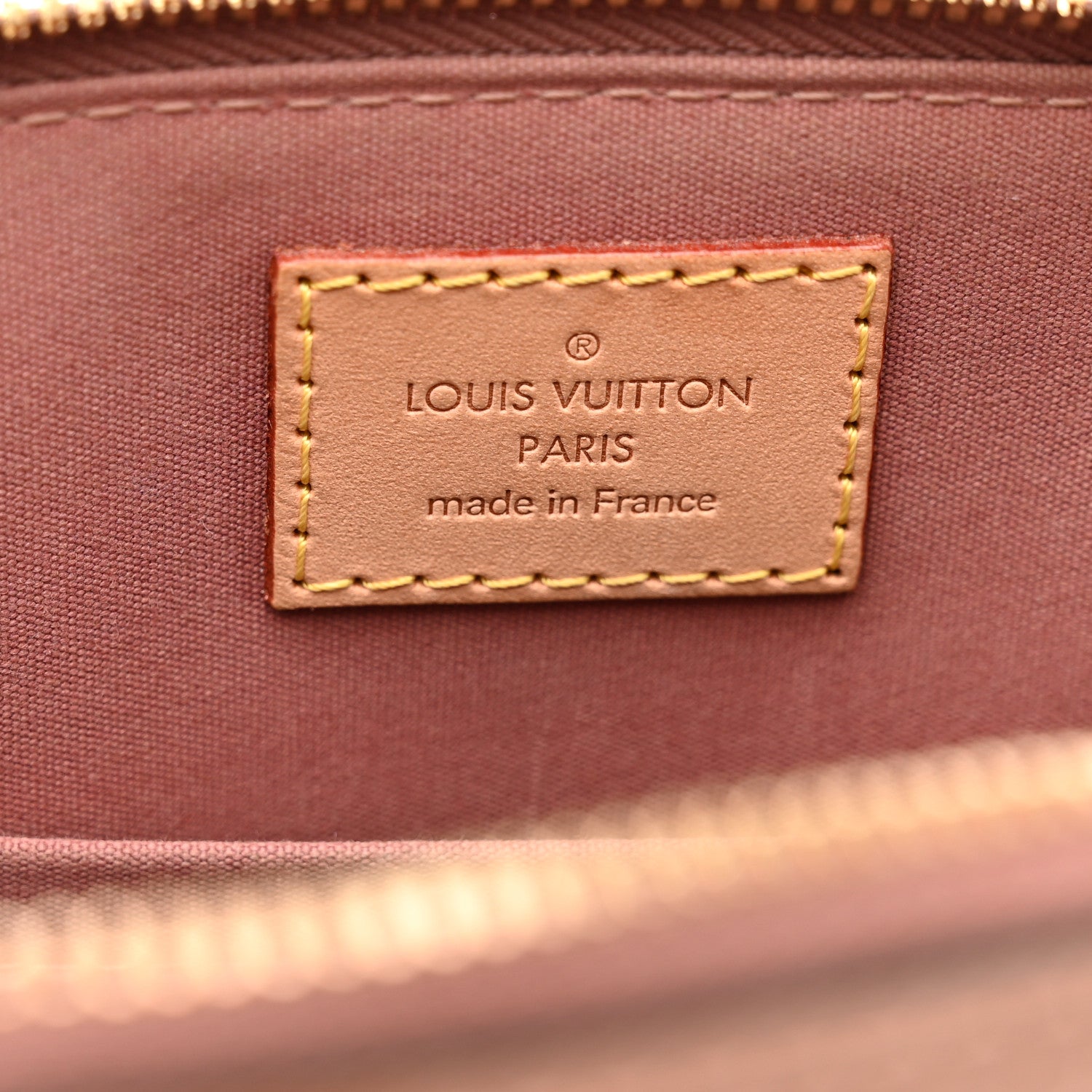 Louis Vuitton Vernis Alma BB Rose Velours 5 of 7