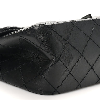 Chanel Aged Calfskin Quilted 2.55 Reissue 225 Flap So Black 9 of 11
