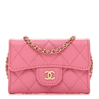Chanel Caviar Quilted Belt Bag Pink 1 of 9