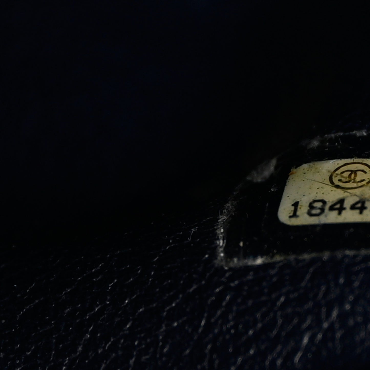 Caviar Quilted Jumbo Double Flap Navy Blue