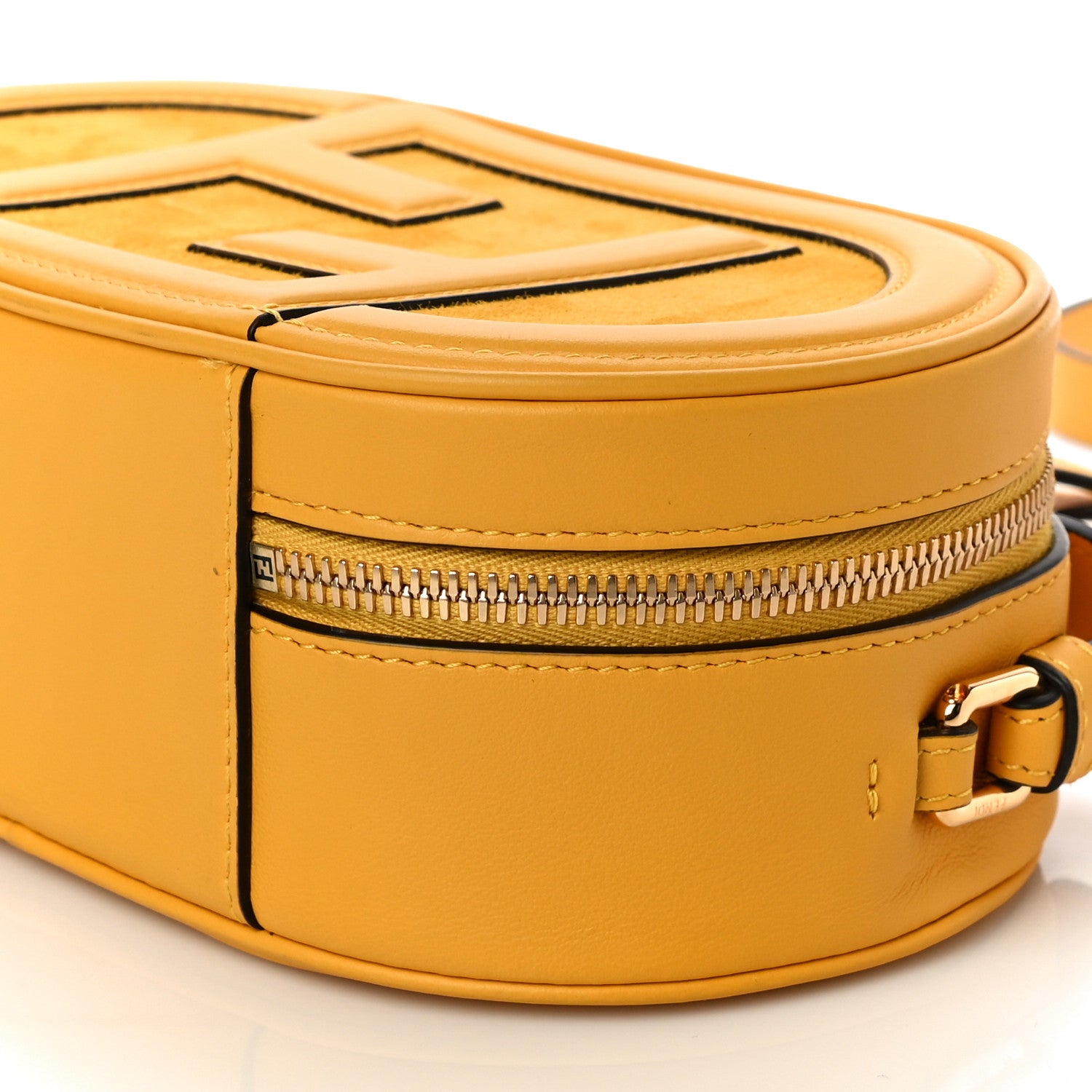 Fendi Vitello Grace Camoscio O'Lock Mini Camera Case Mimosa 9 of 9
