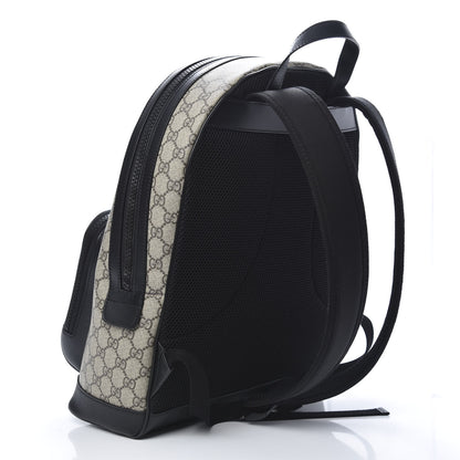 Gucci GG Supreme Monogram Medium Backpack Black 2 of 10