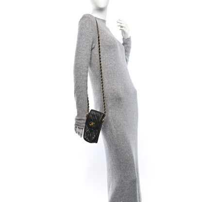 Chanel Lambskin Quilted Phone Holder Black 2 of 11