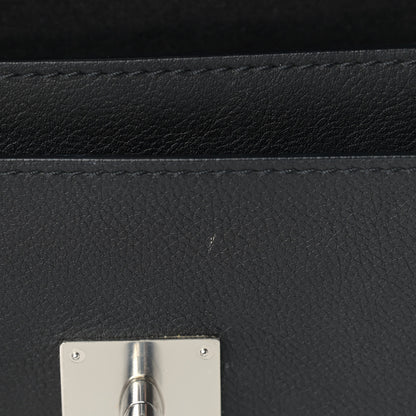 Louis Vuitton Soft Calfskin Mylockme Chain Bag BB Black 10 of 10
