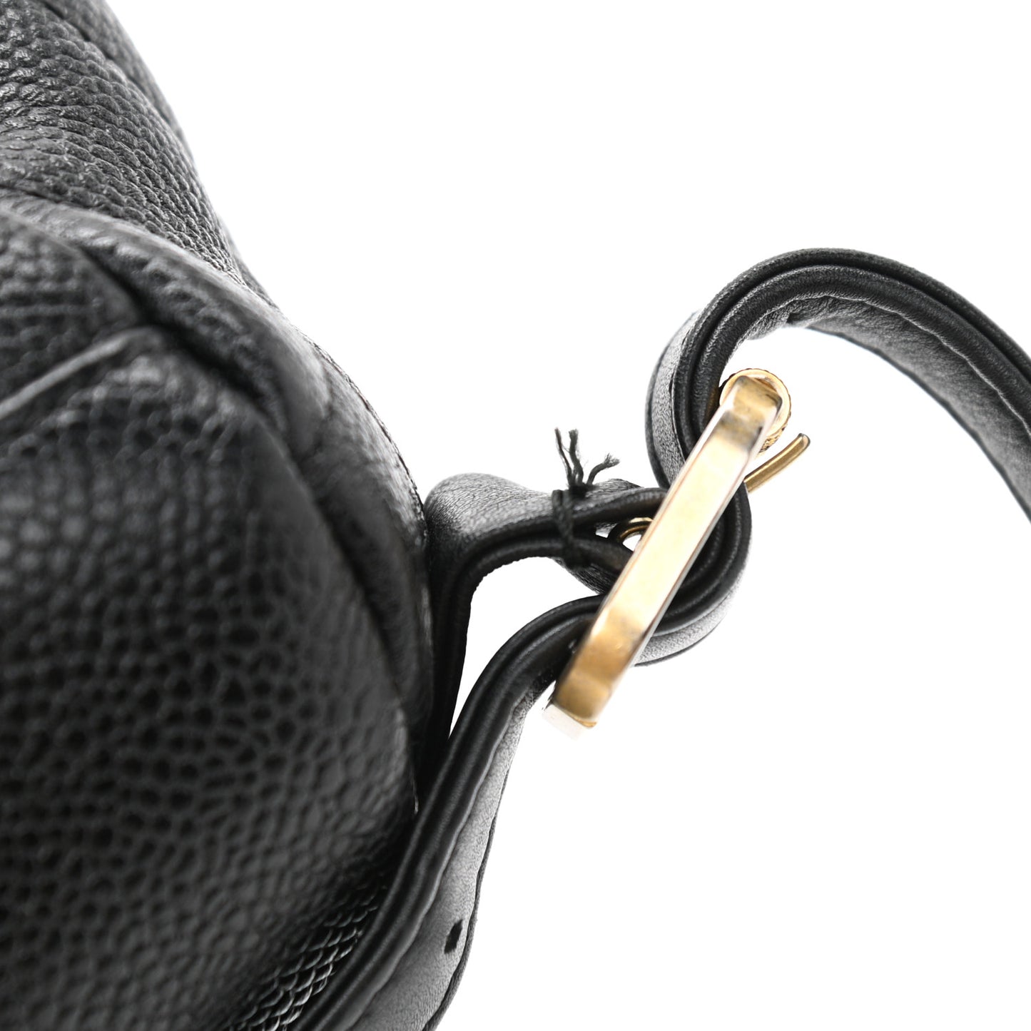 Caviar Quilted Filigree Backpack Black