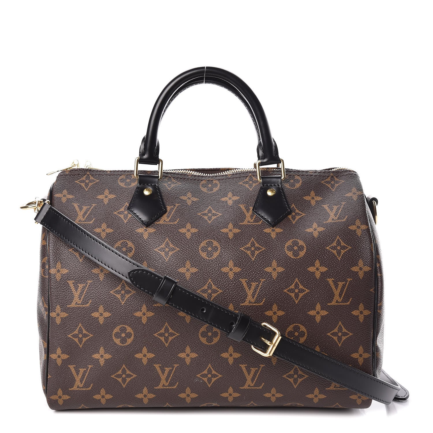 Louis Vuitton Monogram My World Tour Speedy Bandouliere 30 Black 1 of 10