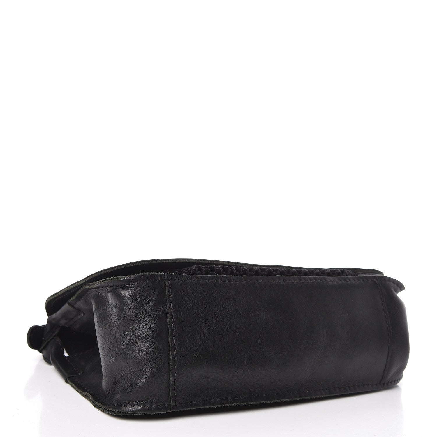 Chanel Calfskin Stitched Small Highlander Messenger Black 4 of 15
