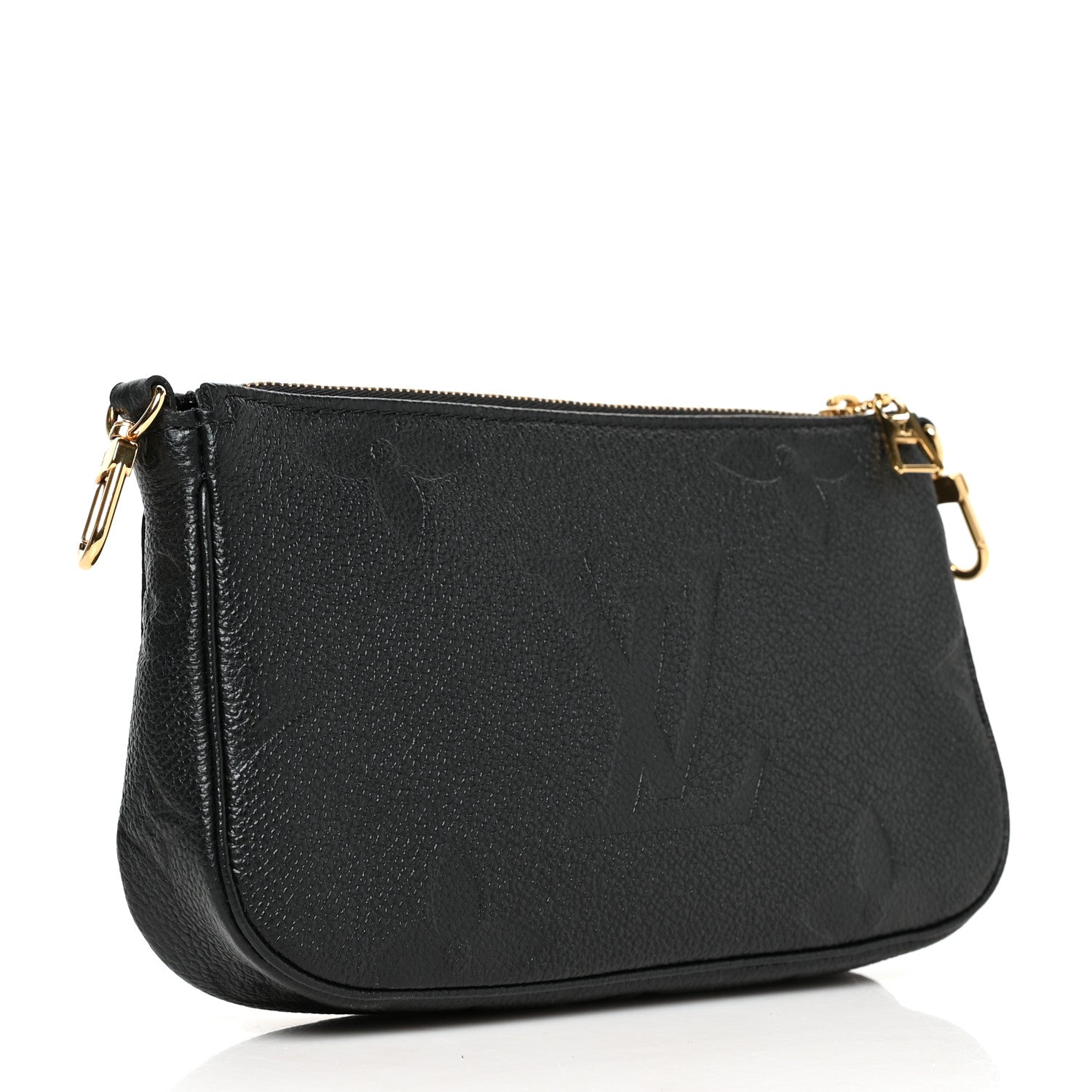 Louis Vuitton Empreinte Monogram Giant Multi Pochette Accessories Mini Pochette Black 2 of 9