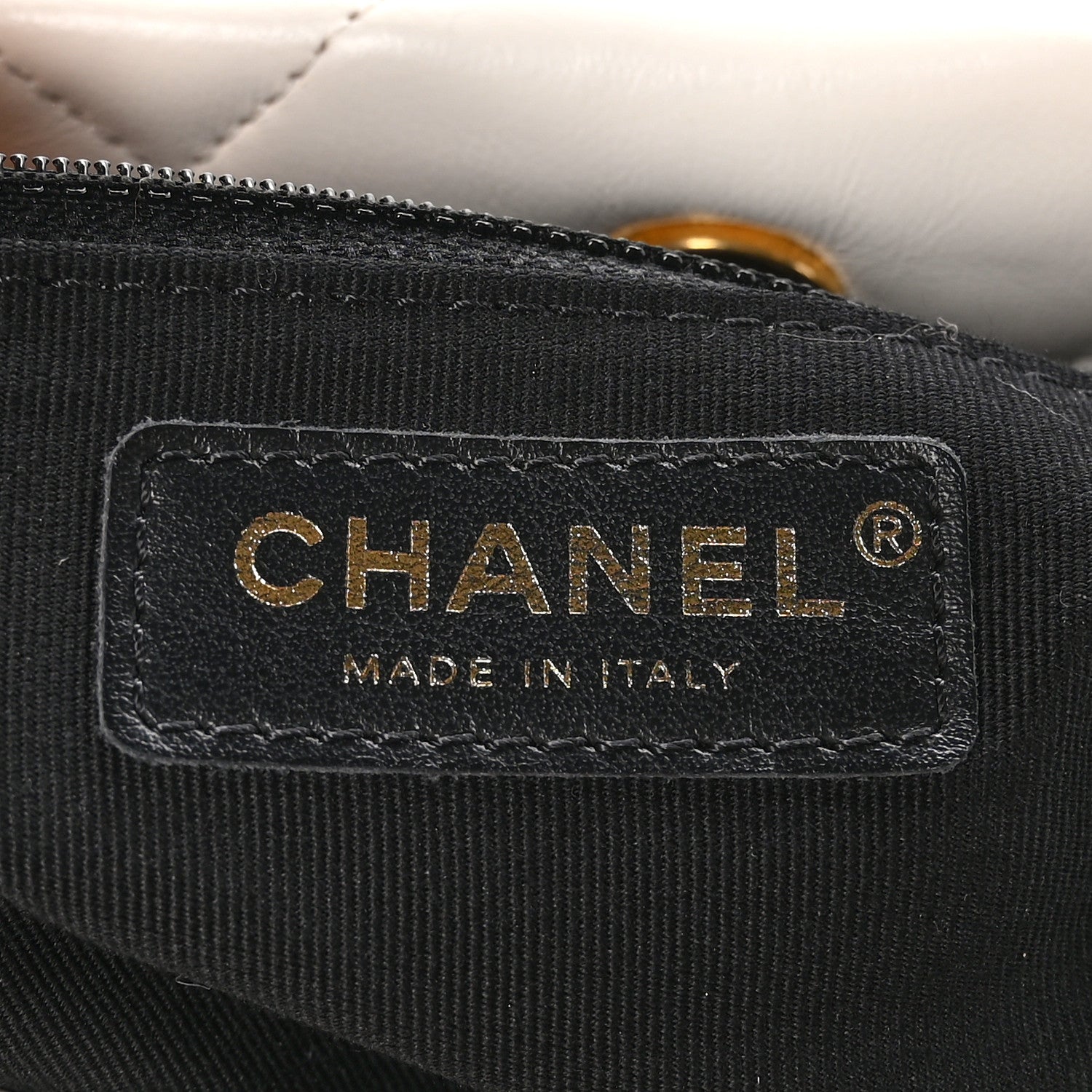 Chanel Lambskin Quilted Small Shopping Bag White 7 of 11